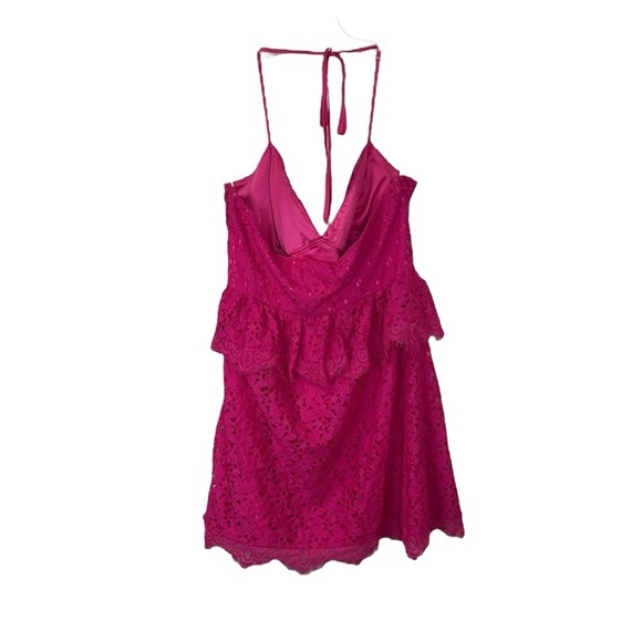 Lovers + Friends - NWT, Women’s Mini Lace ‘Rosanna’ Dress - Paradise Pink Medium - Picture 4 of 17